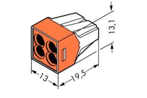 萬可（WAGO）建筑布線、照明連接器774－104