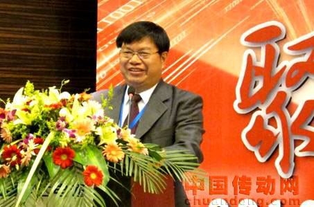 臺達(dá)電源系統(tǒng)事業(yè)群營運總經(jīng)理蔡文蔭博士發(fā)表致辭