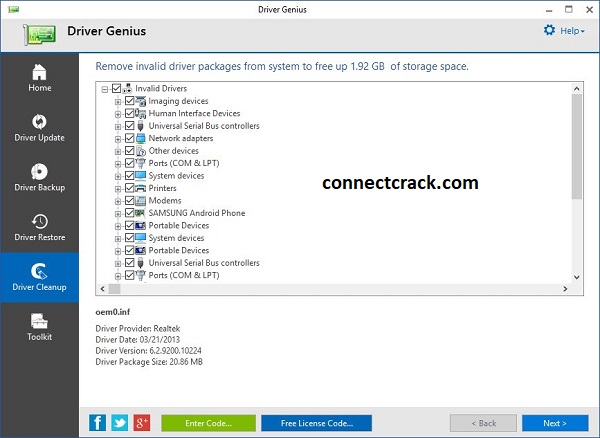 Driver Genius Pro 21.0.0.136 Crack With License Code [Latest] Free